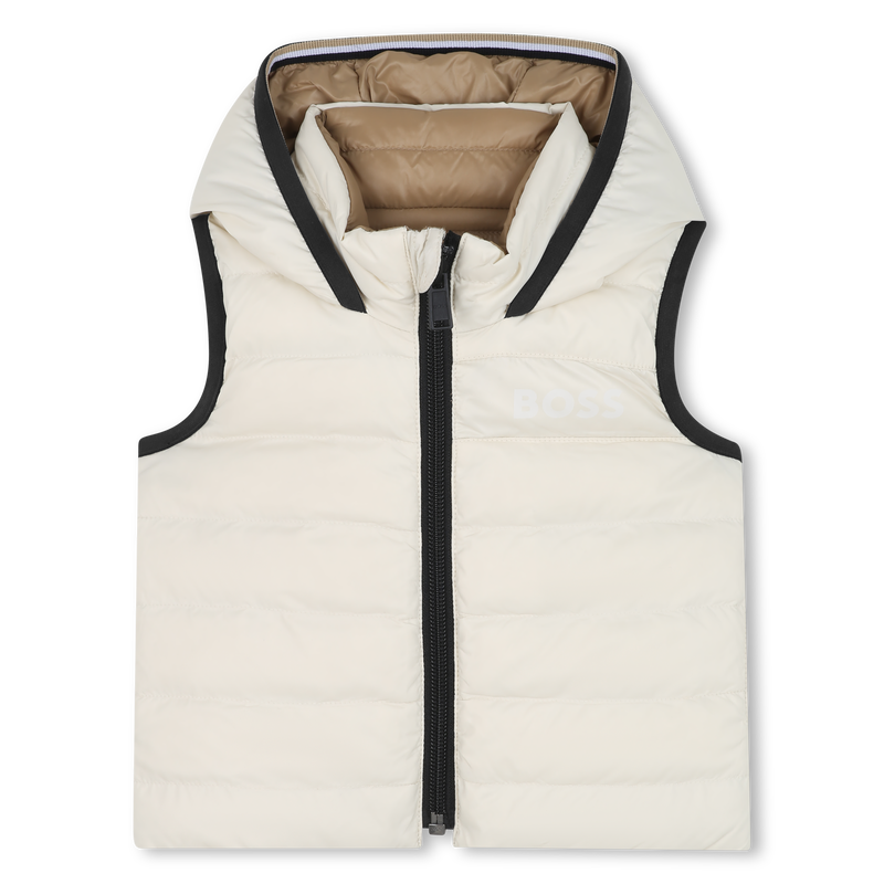 Piumino smanicato reversibile BOSS 
                        RAGAZZO