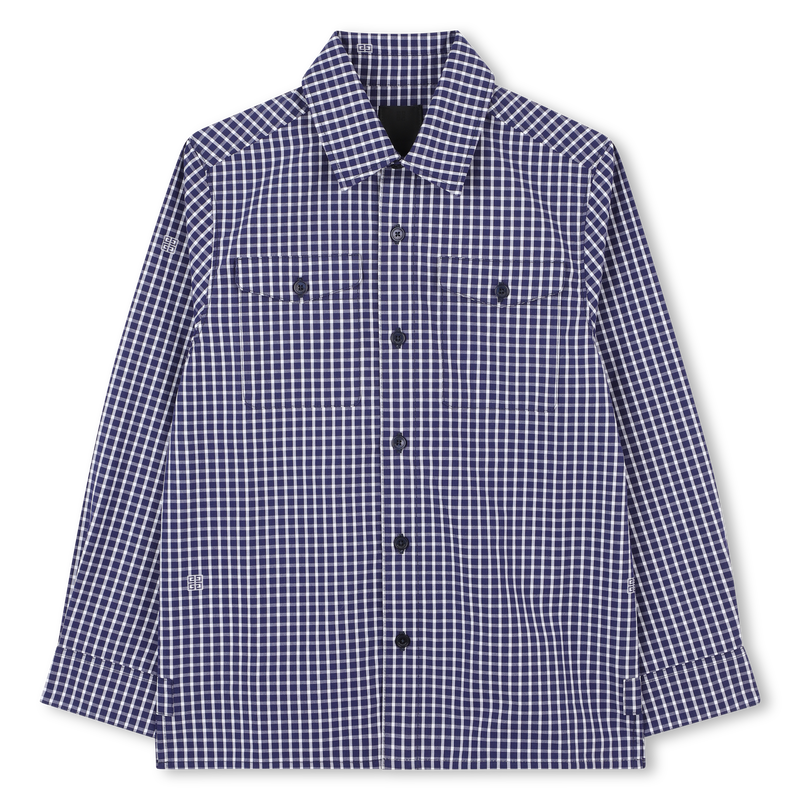 Camicia in cotone jacquard GIVENCHY 
                        RAGAZZO