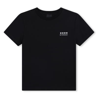 T-shirt con stelle e loghi GIVENCHY RAGAZZO