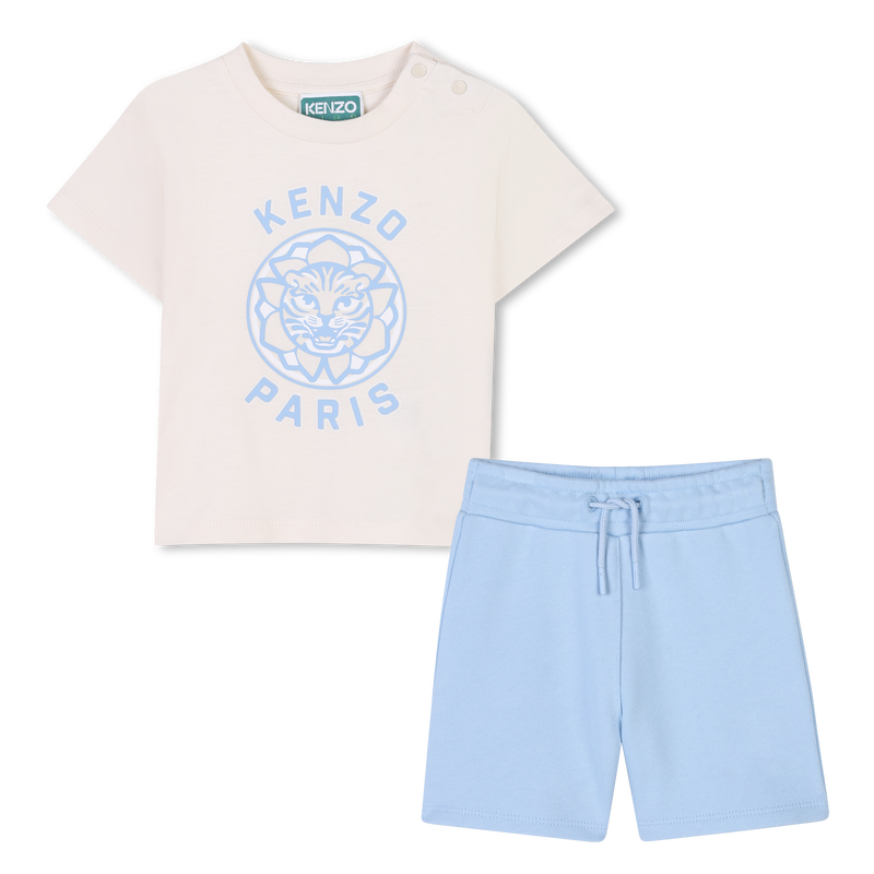 Set t-shirt e bermuda KENZO KIDS 
                        RAGAZZO
