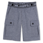 Bermuda in denim KARL LAGERFELD KIDS 
                    RAGAZZO