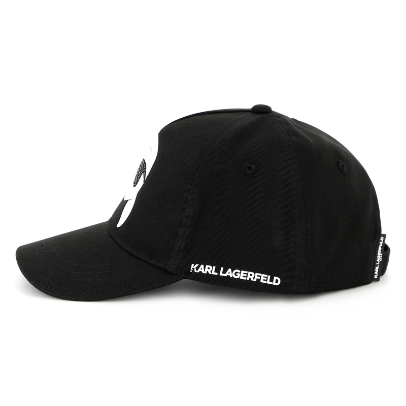 Cappello regolabile in cotone KARL LAGERFELD KIDS 
                        BAMBINA