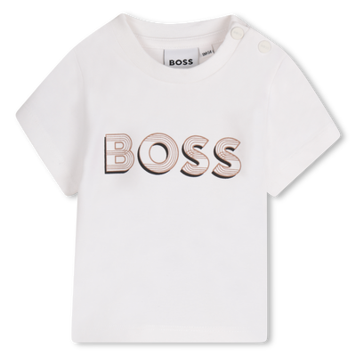 T-shirt con stampa logo BOSS RAGAZZO