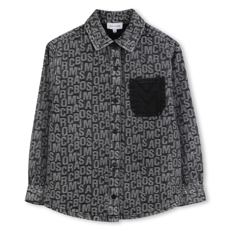 Camicia in denim jacquard MARC JACOBS 
                        RAGAZZO