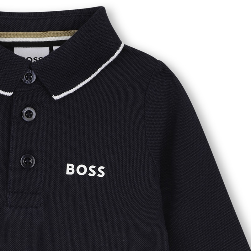 Polo a maniche lunghe BOSS 
                        RAGAZZO