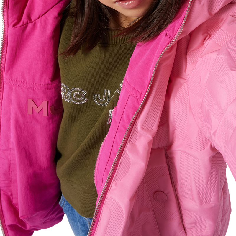 Felpa corta in tessuto felpato MARC JACOBS 
                        BAMBINA