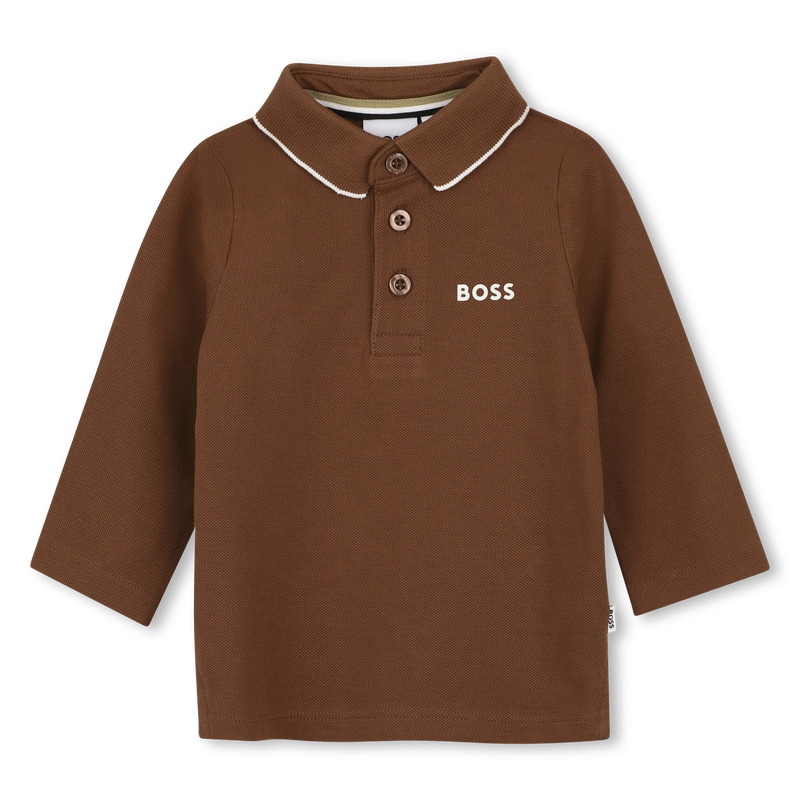 Polo a maniche lunghe BOSS 
                        RAGAZZO