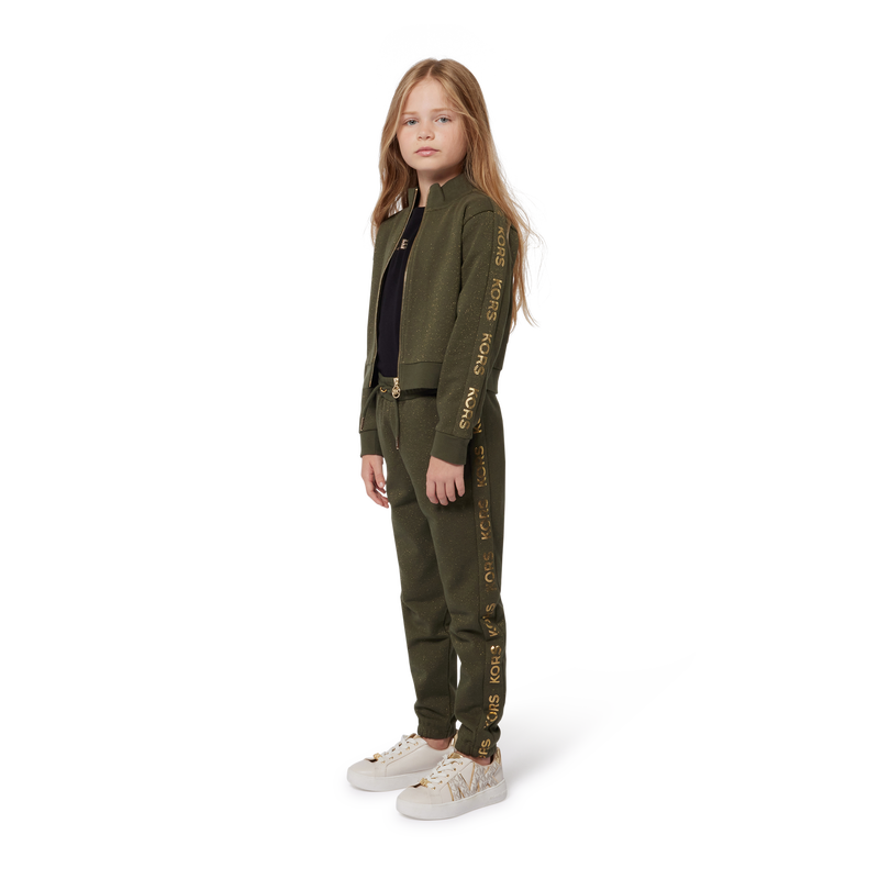 Cardigan in felpa glitter MICHAEL KORS 
                        BAMBINA