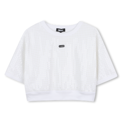 Felpa a maniche corte DKNY BAMBINA