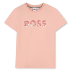 T-shirt a maniche corte, ROSA FIORE, hi-res