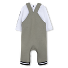 Completo salopette e t-shirt KARL LAGERFELD KIDS 
                    RAGAZZO