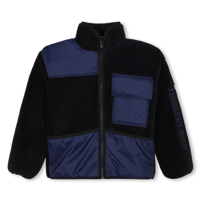 Cardigan bimateriale con zip TIMBERLAND RAGAZZO