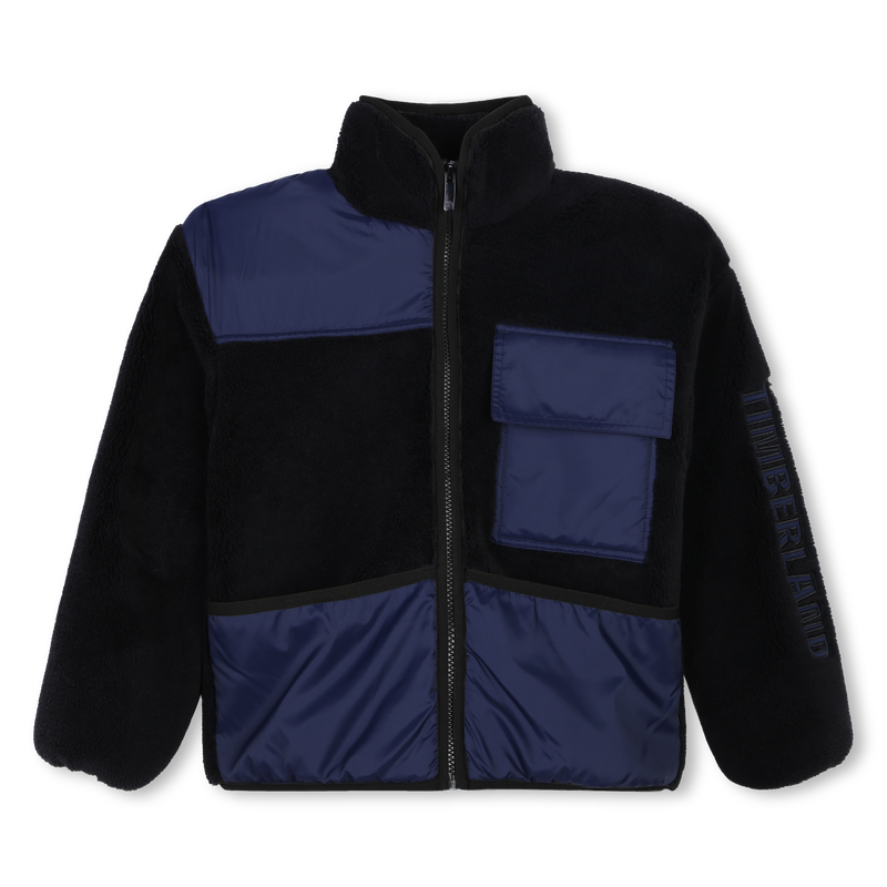 Cardigan bimateriale con zip TIMBERLAND 
                        RAGAZZO