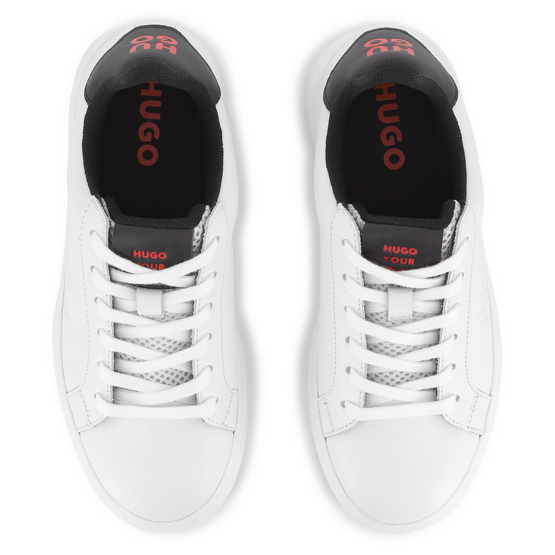 Sneakers in pelle bovina HUGO 
                        RAGAZZO