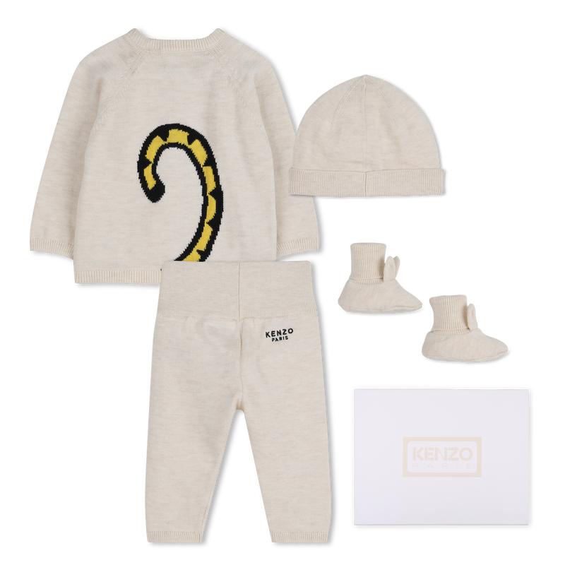 Completo maglione, pantaloni, berretto e calze KENZO KIDS 
                        UNISEX
