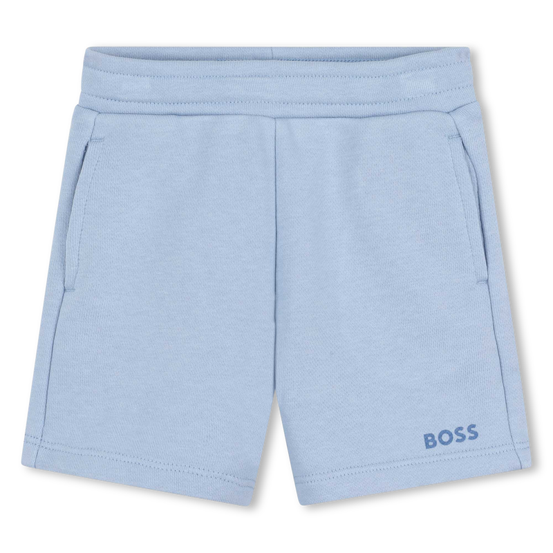 Shorts tinta unita in felpa BOSS 
                        RAGAZZO