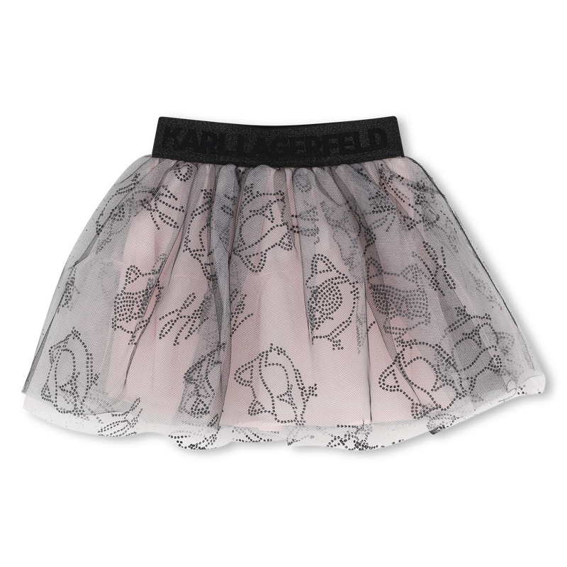 Completo felpa e gonna KARL LAGERFELD KIDS 
                        BAMBINA