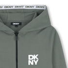 Cardigan con cappuccio DKNY 
                    RAGAZZO