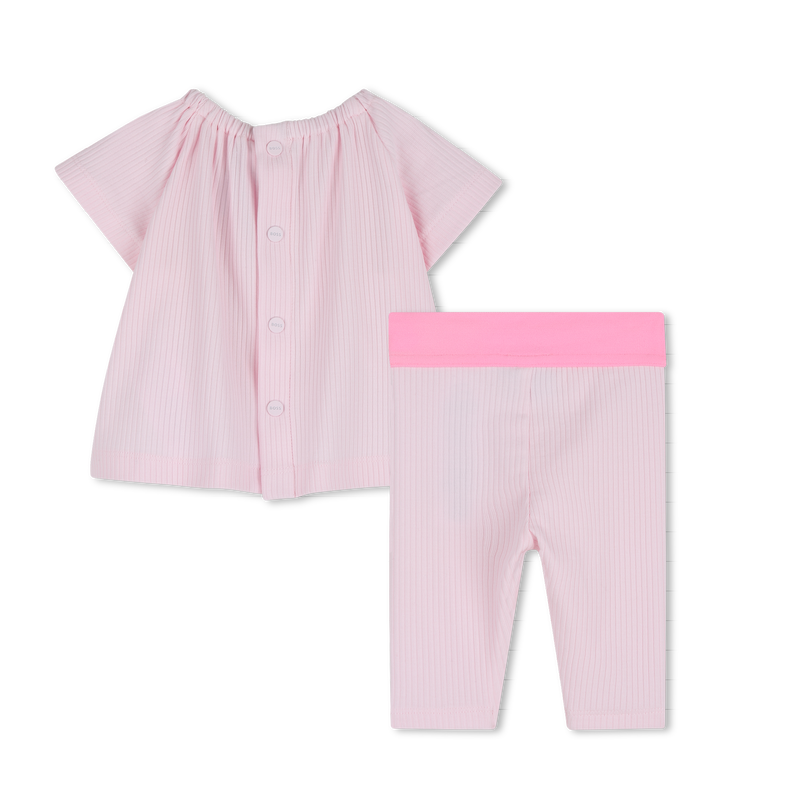 SET T-SHIRT + PANTALONI BOSS 
                        BAMBINA