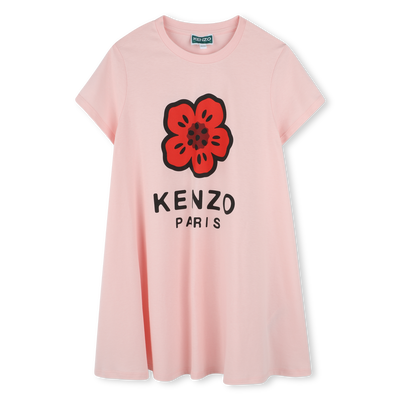 Abito ampio con stampa KENZO KIDS BAMBINA