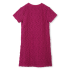 Vestito goffrato maniche corte DKNY 
                    BAMBINA