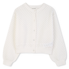 Cardigan in maglia traforata BILLIEBLUSH 
                    BAMBINA