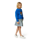 Gonna a quadri in cotone KENZO KIDS 
                    BAMBINA
