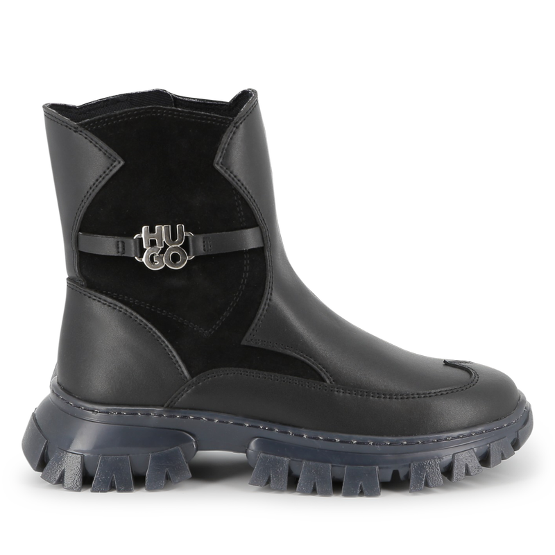 Stivaletti con chiusura a zip HUGO 
                        BAMBINA