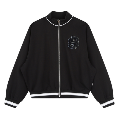 Cardigan ricamato con righe BOSS BAMBINA