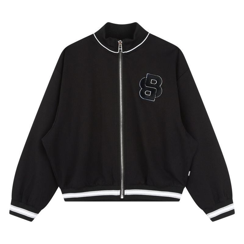 Cardigan ricamato con righe BOSS 
                        BAMBINA