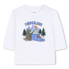 T-shirt in jersey a maniche lunghe TIMBERLAND 
                    RAGAZZO