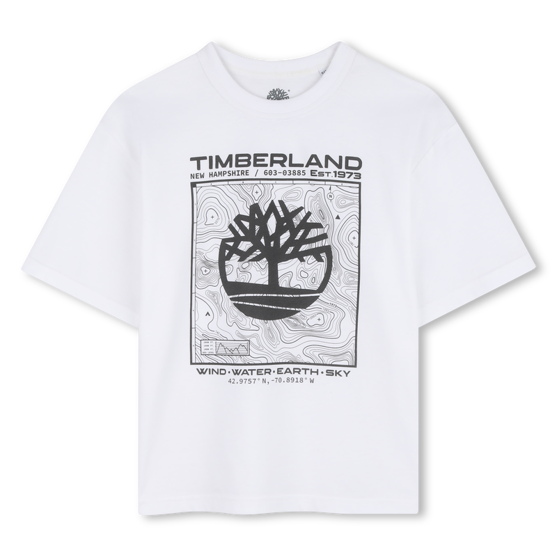 T-SHIRT A MANICHE CORTE TIMBERLAND 
                        RAGAZZO