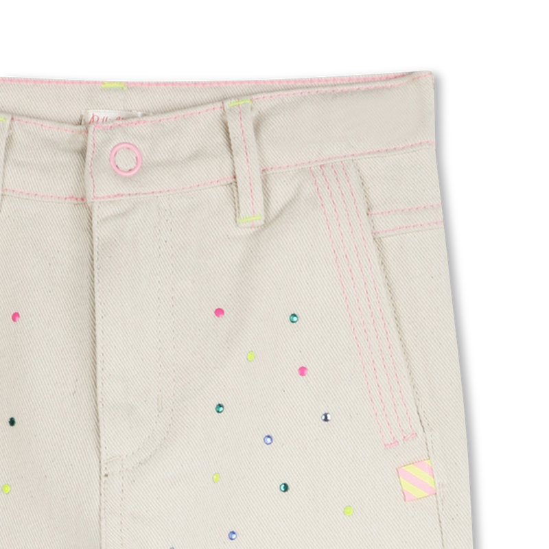 Pantaloni cotone con borchie BILLIEBLUSH 
                        BAMBINA