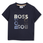 T-shirt a maniche corte, MARINE, hi-res