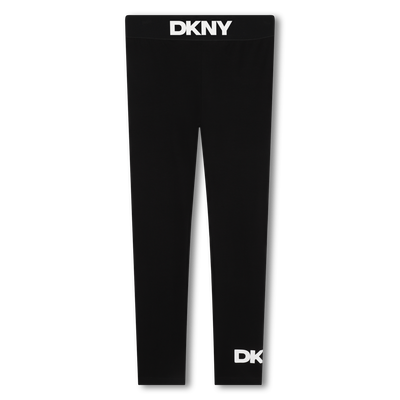 Leggings con stampe DKNY BAMBINA