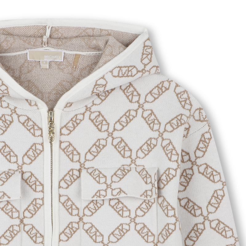 Cardigan con cappuccio MICHAEL KORS 
                        BAMBINA