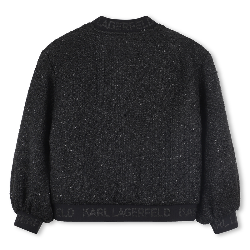 Giacca in poliestere KARL LAGERFELD KIDS 
                        BAMBINA