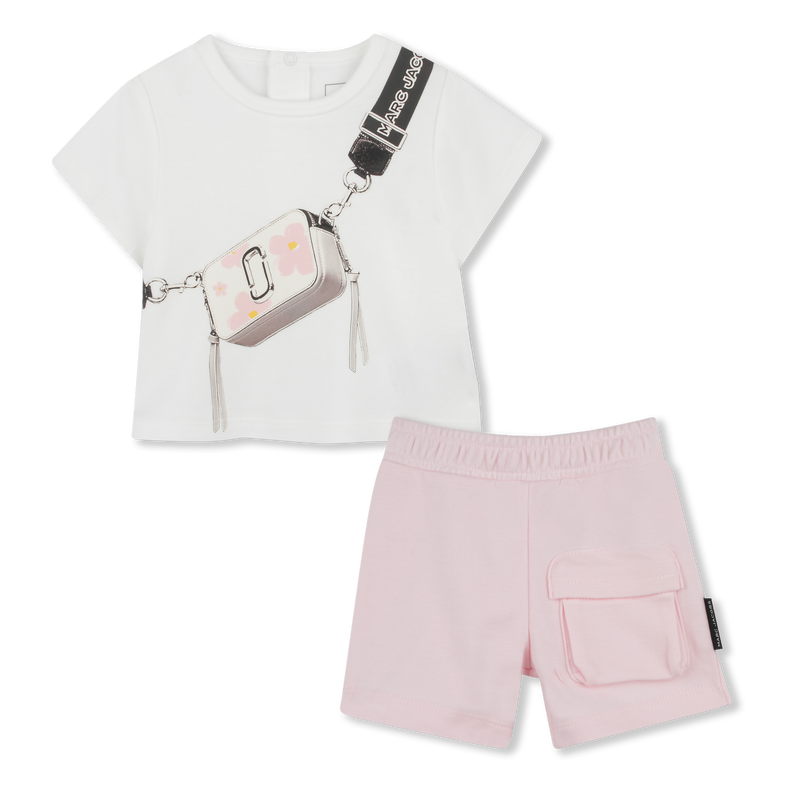 T-shirt e shorts in cotone MARC JACOBS 
                        UNISEX