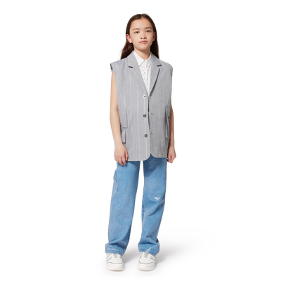 Camicia senza maniche stampata DKNY BAMBINA