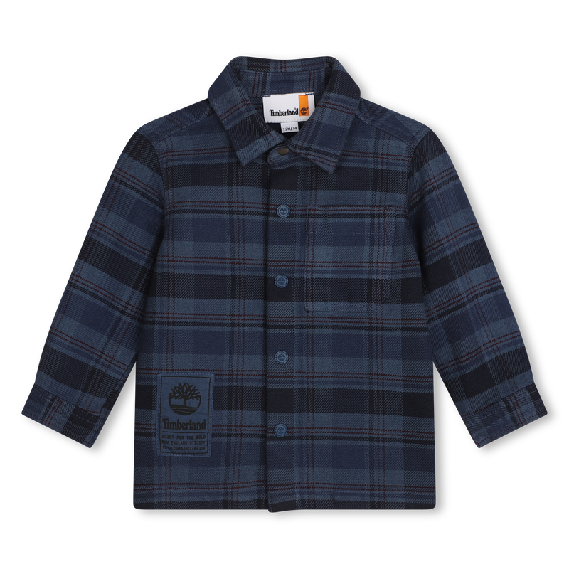Camicia a quadri in twill TIMBERLAND 
                        RAGAZZO