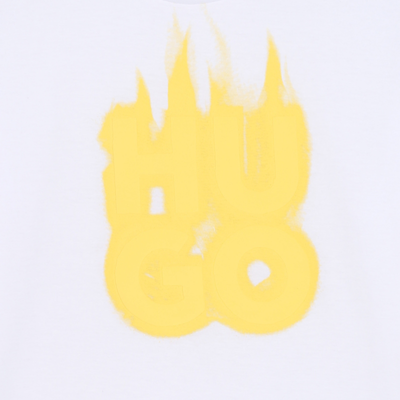 T-shirt maniche corte cotone HUGO 
                        RAGAZZO