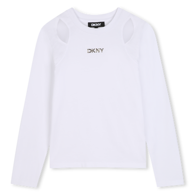 Maglietta a maniche lunghe DKNY BAMBINA