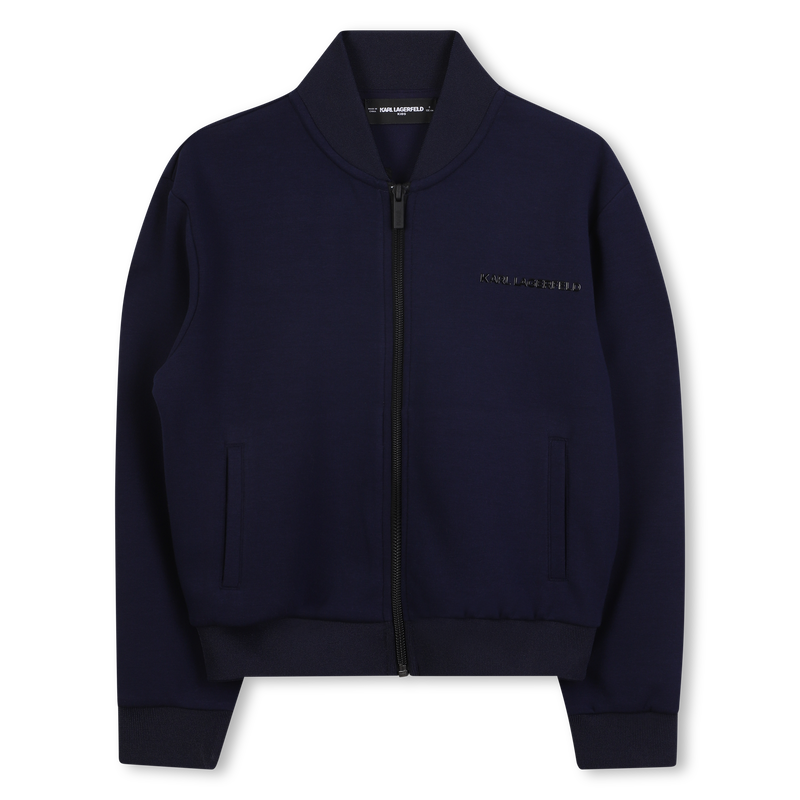 Cardigan in doppia jersey KARL LAGERFELD KIDS 
                        RAGAZZO