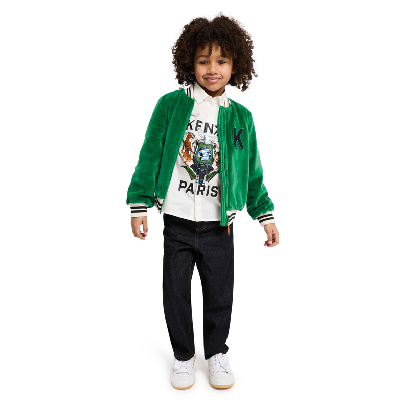 Velvet Jacket KENZO KIDS 
                        RAGAZZO