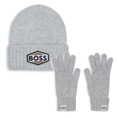 Set cappello e guanti BOSS RAGAZZO