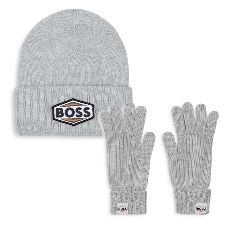 Set cappello e guanti BOSS 
                        RAGAZZO