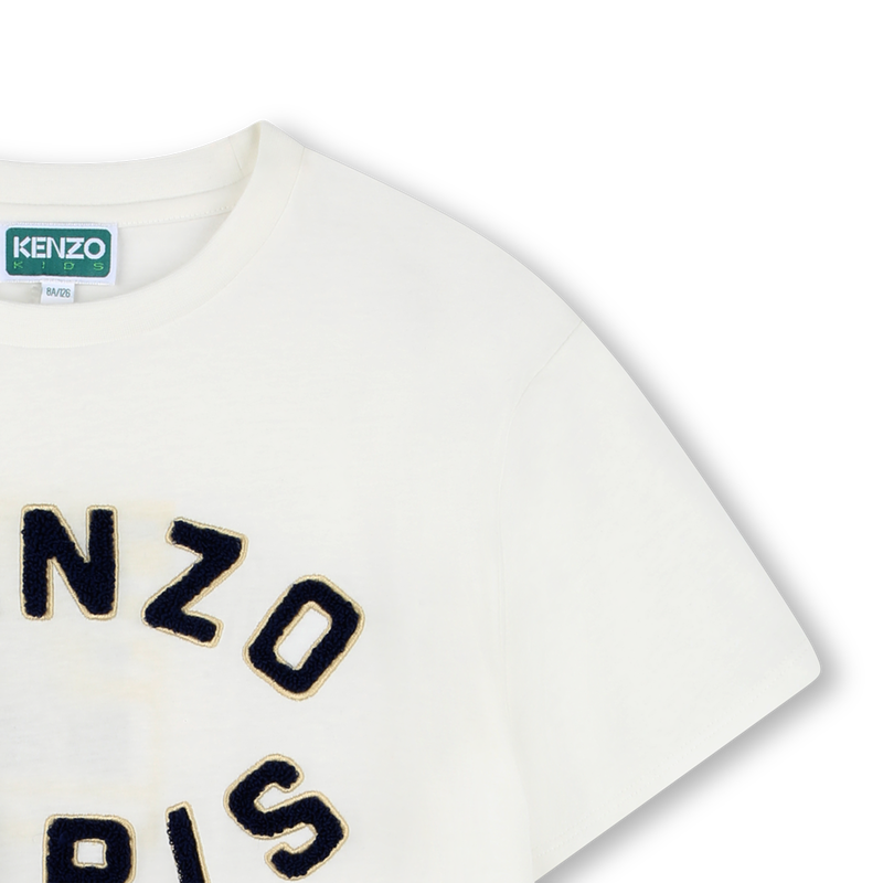 T-shirt a maniche corte in cotone KENZO KIDS 
                        UNISEX