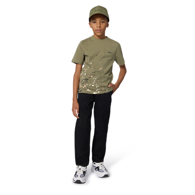 T-shirt a maniche lunghe BOSS RAGAZZO