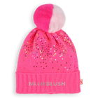 Cappello pompon e paillettes, ROSA, hi-res
