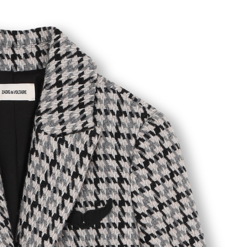 Cappotto scozzese ZADIG & VOLTAIRE 
                        BAMBINA